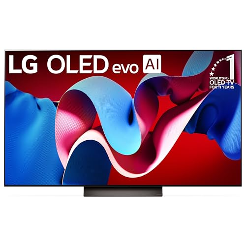 LG 77-Inch Class OLED evo C4 Series Smart TV 4K Processor Flat Screen with Magic Remote AI-Powered with Alexa Built-in (OLED77C4PUA, 2024)