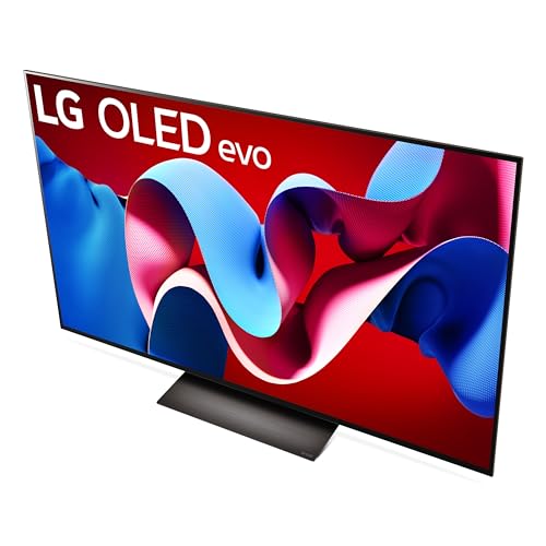 LG 77-Inch Class OLED evo C4 Series Smart TV 4K Processor Flat Screen with Magic Remote AI-Powered with Alexa Built-in (OLED77C4PUA, 2024)