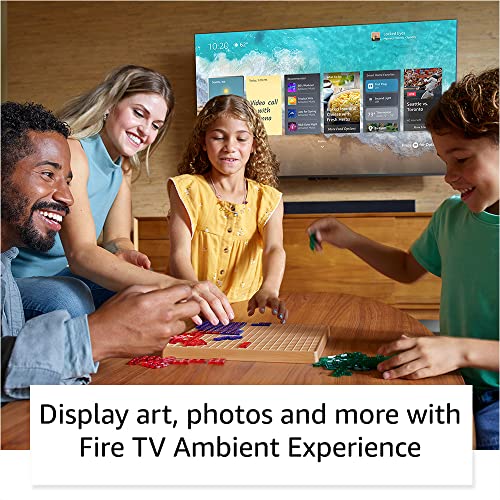 Amazon Fire TV 65" Omni QLED Series 4K UHD smart TV, Dolby Vision IQ, Fire TV Ambient Experience, local dimming, hands-free with Alexa