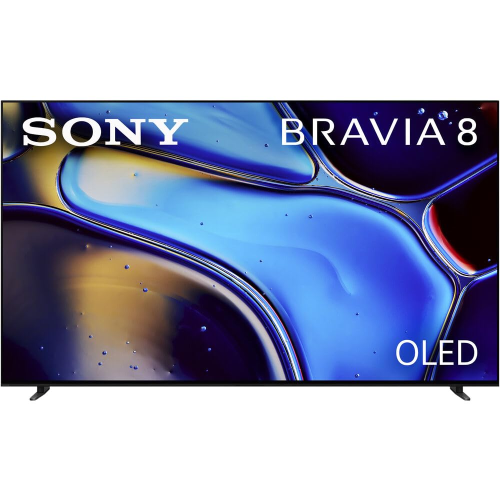 Sony K55XR80 BRAVIA 8 55 inch 4K HDR Smart OLED TV 2024 (Renewed) Bundle with 2 YR CPS Enhanced Protection Pack