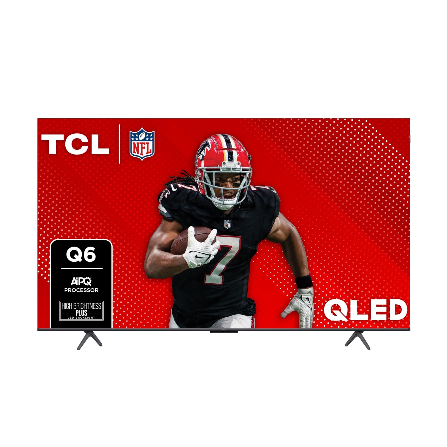 TCL 55-Inch Q65 QLED 4K UHD Smart TV with Google TV (55Q651G, 2024 Model) Dolby Vision, Dolby Atmos, HDR Pro+, Game Accelerator Enhanced Gaming, Voice Remote, Works with Alexa, Streaming Television