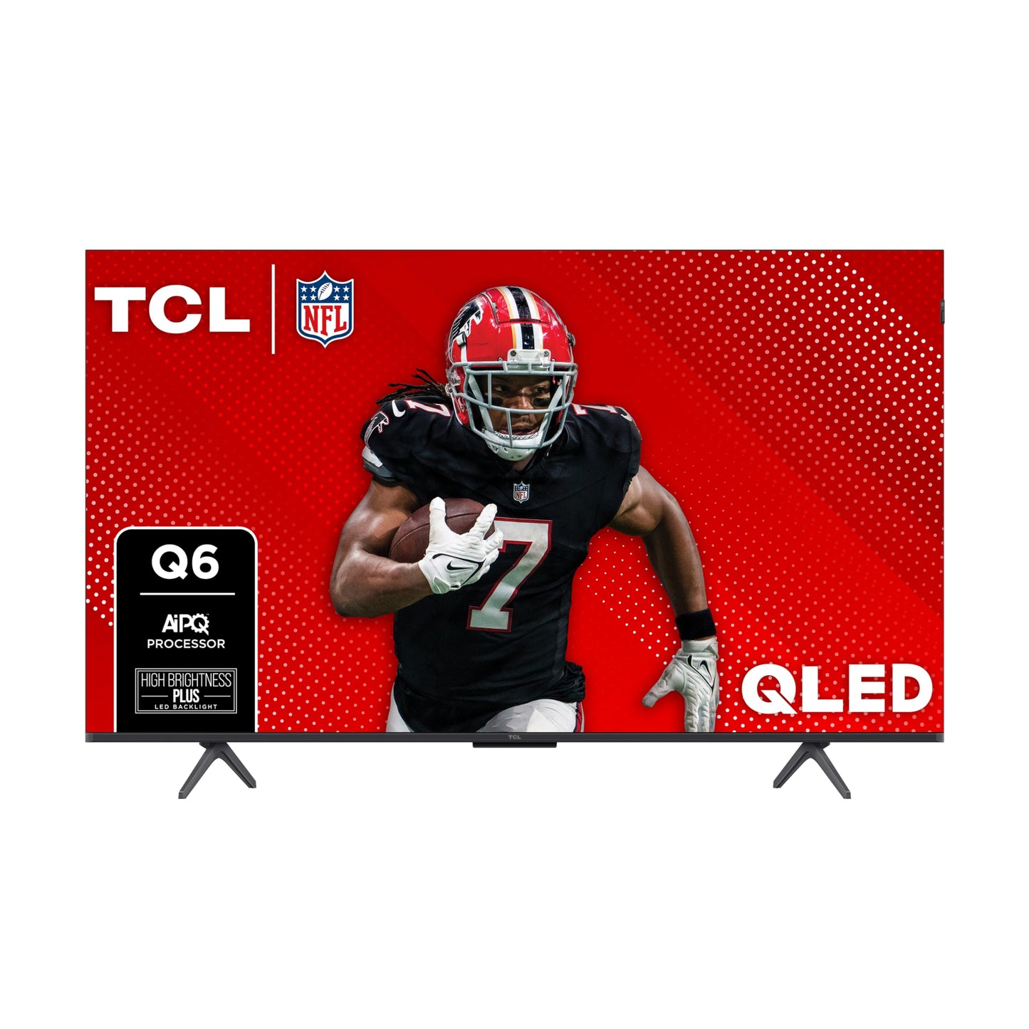 TCL 50-Inch Q65 QLED 4K UHD Smart TV with Google TV (50Q651G, 2024 Model) Dolby Vision, Dolby Atmos, HDR Pro+, Game Accelerator Enhanced Gaming, Voice Remote, Works with Alexa, Streaming Television