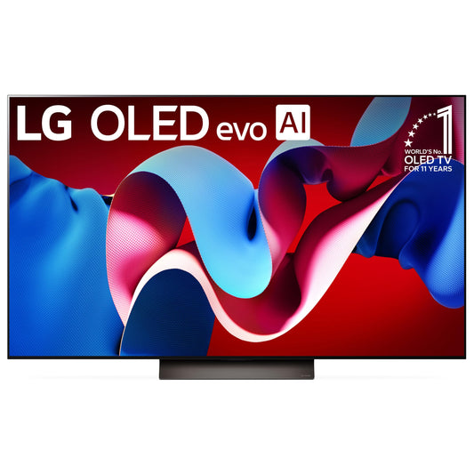 LG 55-Inch Class OLED evo C4 Series Smart TV 4K Processor Flat Screen with Magic Remote AI-Powered with Alexa Built-in (OLED55C4PUA, 2024)